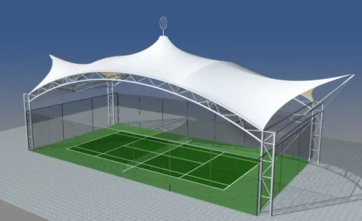 Canopy Membrane Lapangan di Sumedang